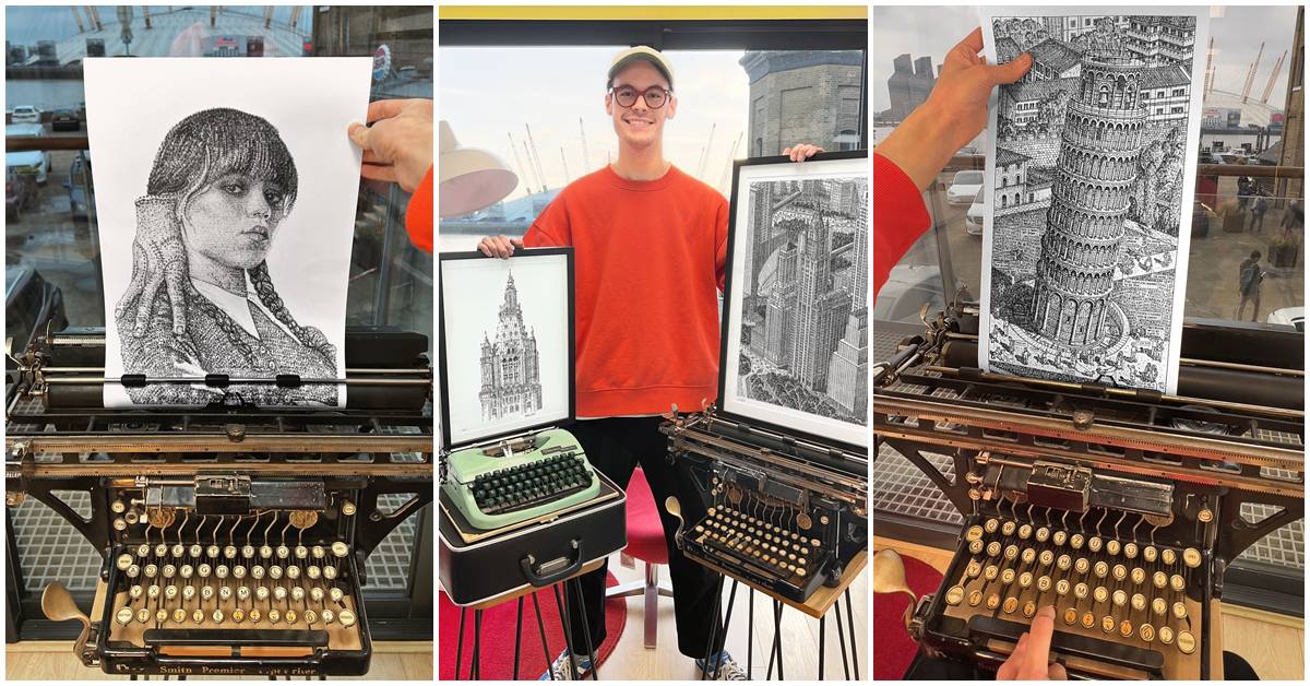 typewriter art
