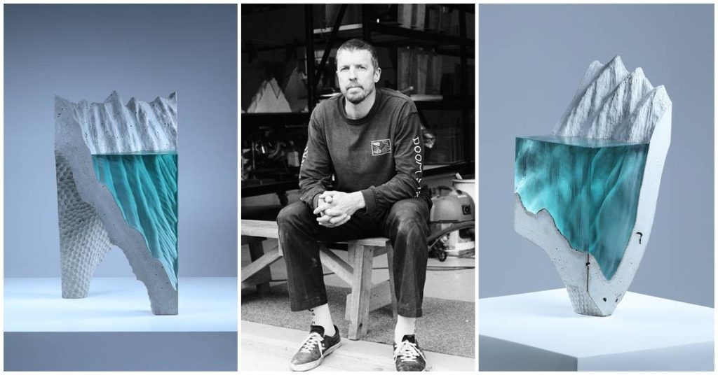 Ben Young Broken Liquid Glass Sculptures